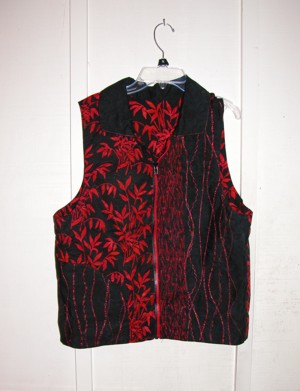 New Vest-- named by my friends from Ultimate Sewing Gallery in Titusville, Fl